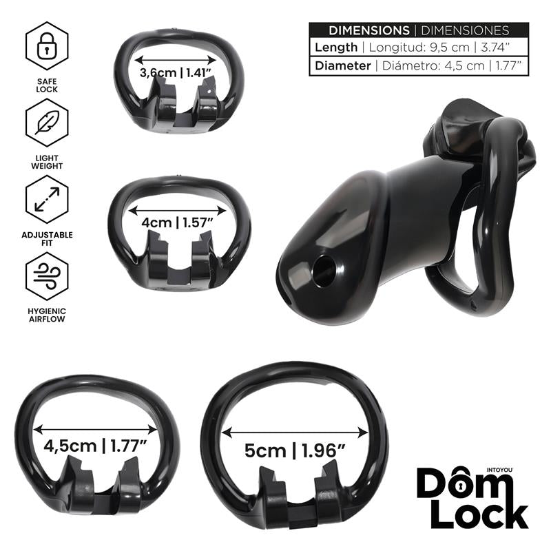 Guard Jaula para el Pene con Candado Interno Talla M