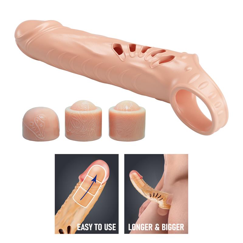 Funda para el Pene con Extensores
