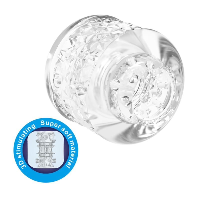 Crystle 3d Masturbador Doble Entrada