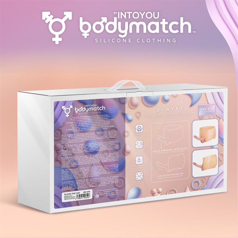 Blayke Boxer con Pene 18 cm Hiperrealista Silicona Liquida Talla unica