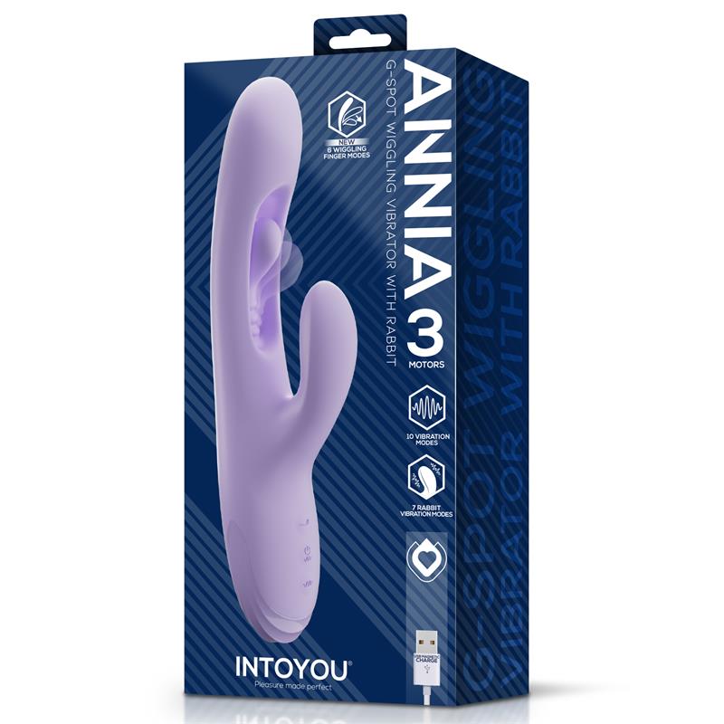Annia Vibrador G Spot con Wiggling Interno