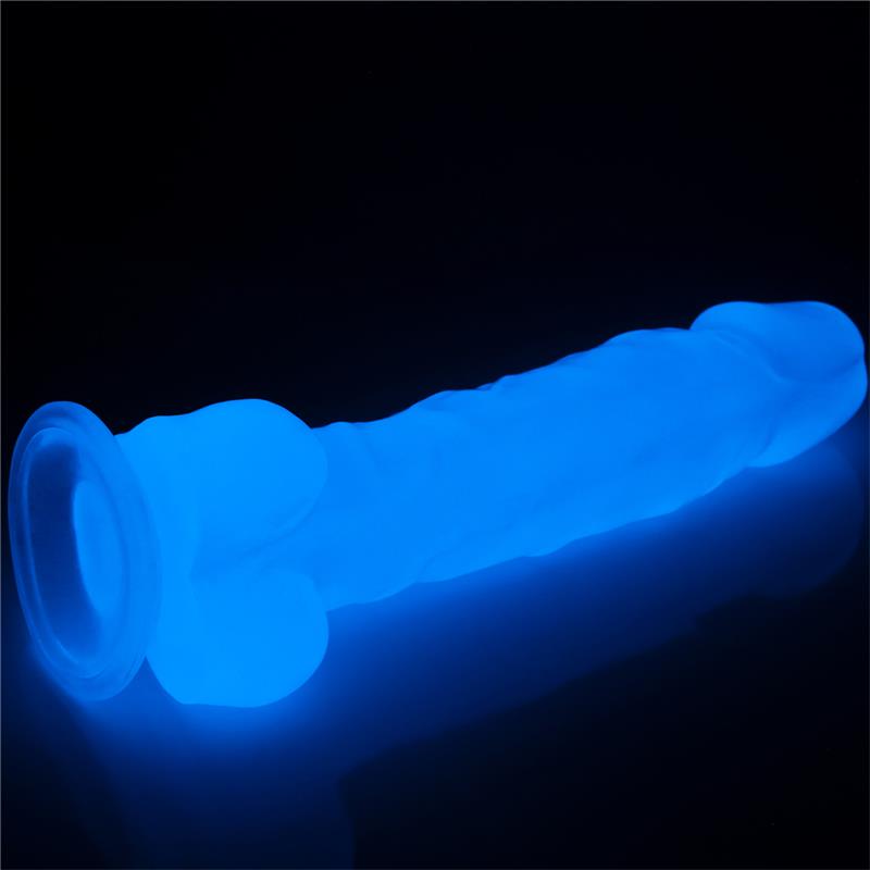 Dildo 85 Lumino Luz Azul