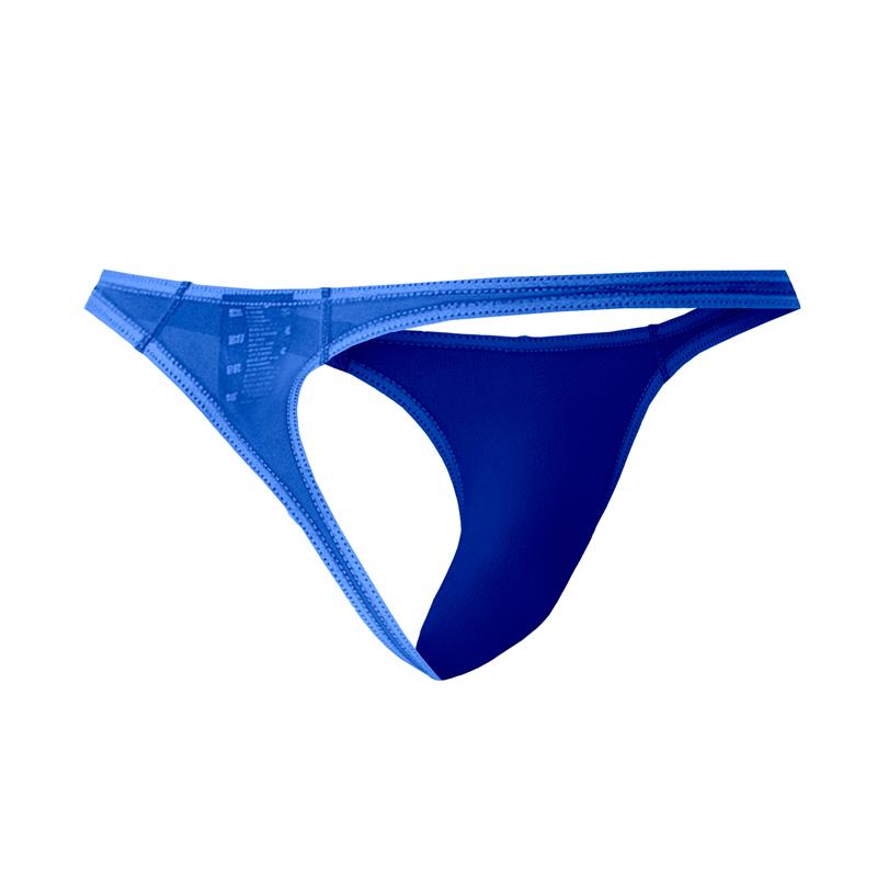 C4MSPX06 Tanga Brasileno Mesh Electric Blue