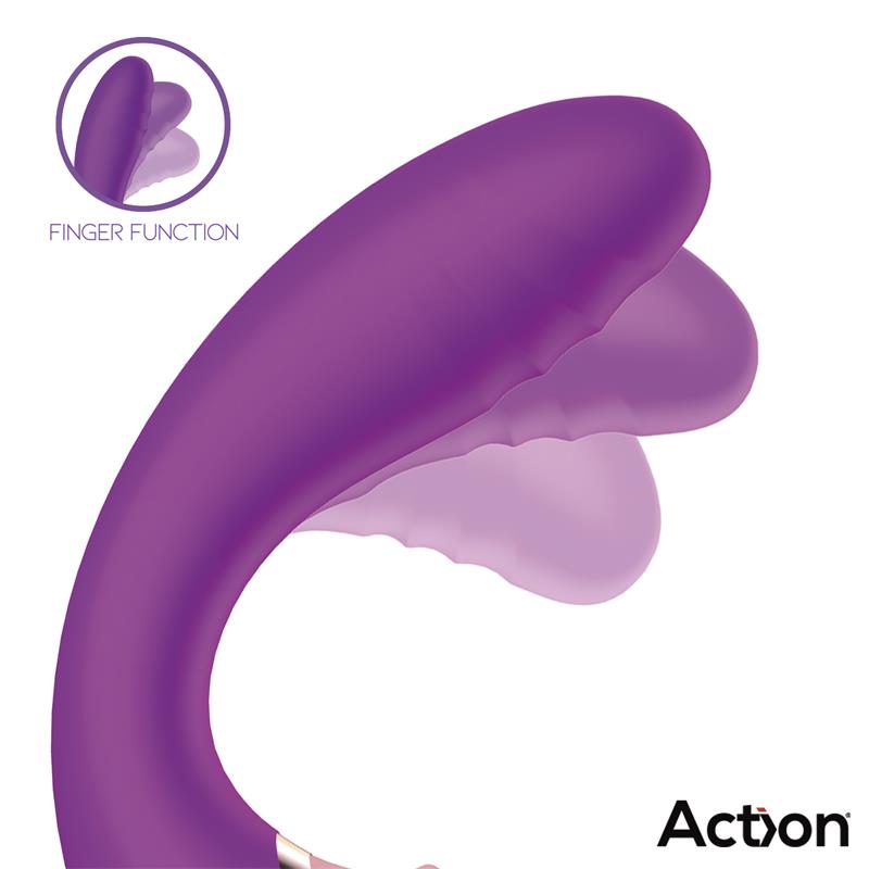 Two Lovers 3 in 1 Vibrador con Finger y Succion