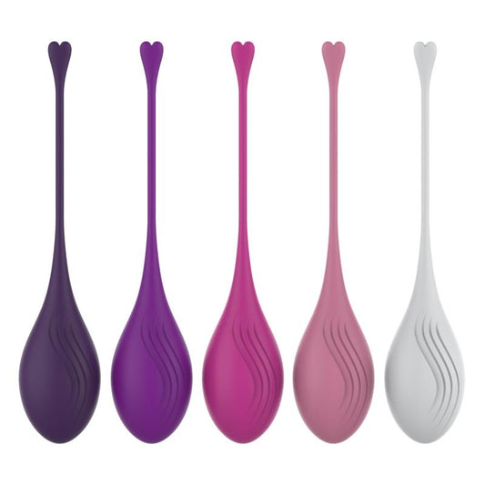 Conjunto de 5 bolas de Kegel de pesos diferentes