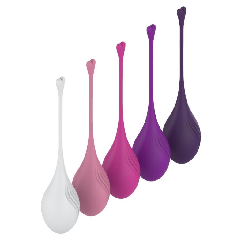 Conjunto de 5 bolas de Kegel de pesos diferentes