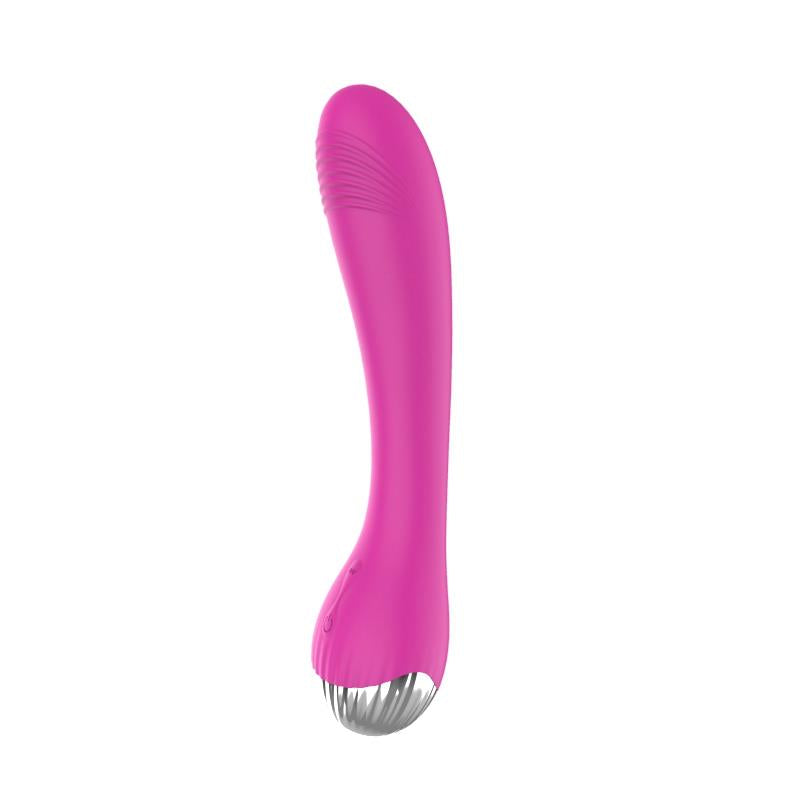 Vibrador USB rosa com 6 funções