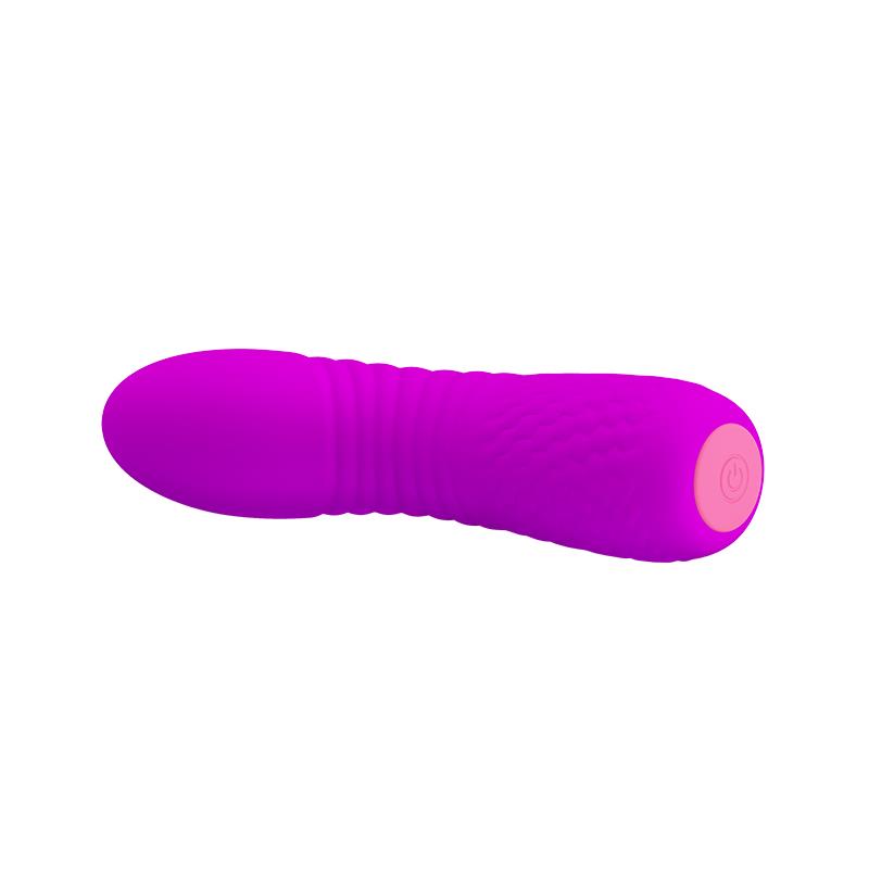Vibrador USB de silicone roxo Abner