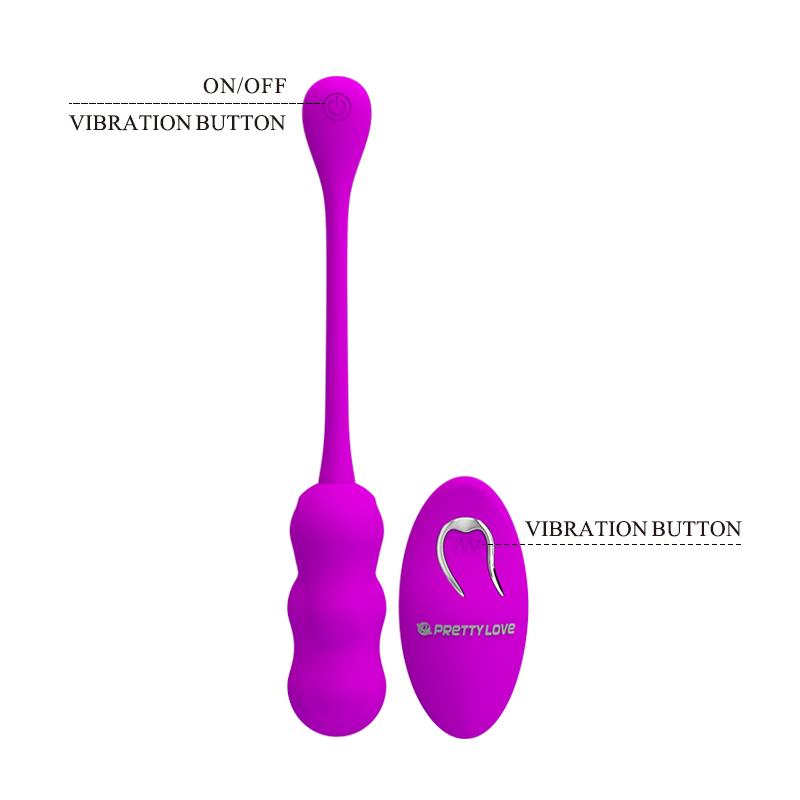 Ovo vibratório com controle remoto USB Leshy