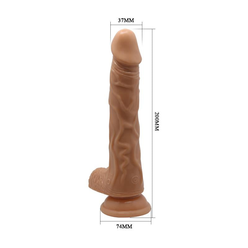 Vibrador Bodach com Impulso e Rotação USB
