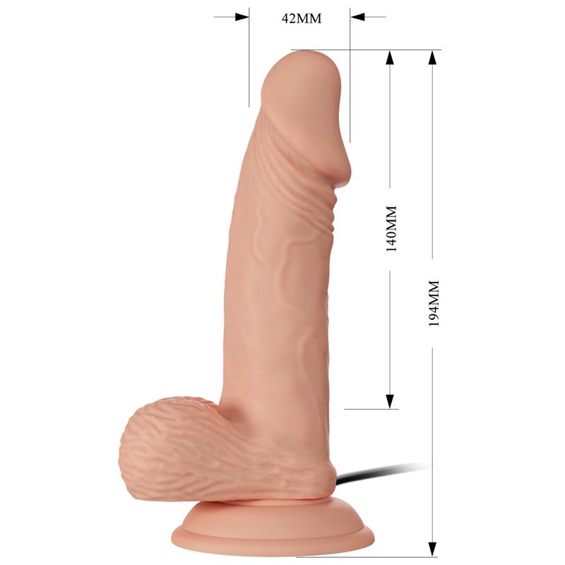 Vibrador Realista 7.6 Controle Remoto