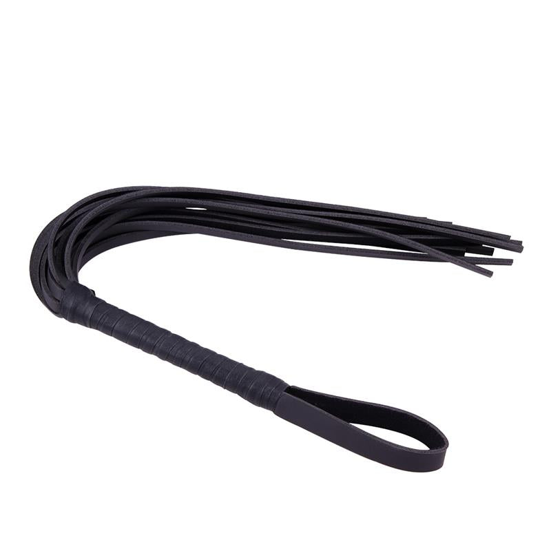 Chicote de Couro 72 cm Preto