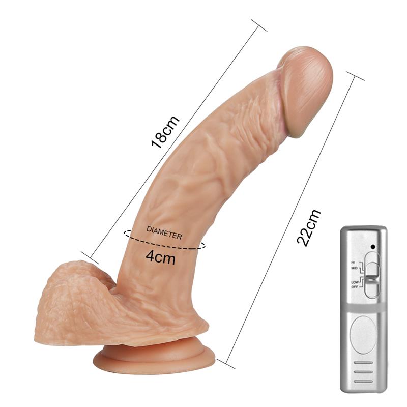 Dildo Real Extreme com vibração natural de 8,5