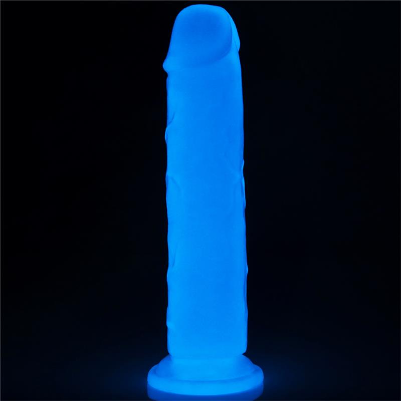 Lumino Dildo 8 Luz Azul