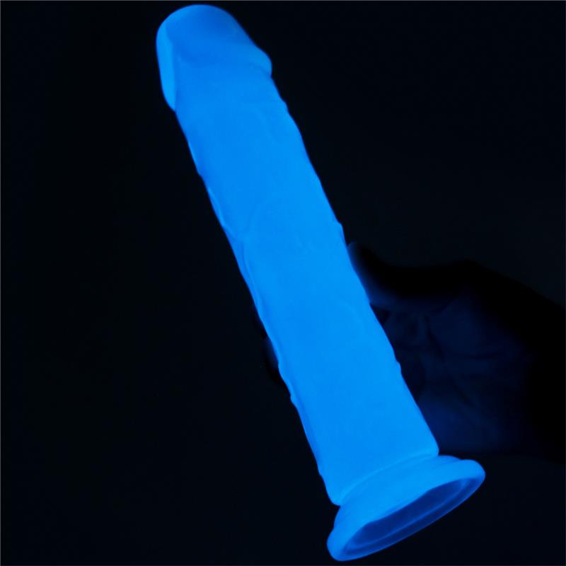 Lumino Dildo 8 Luz Azul