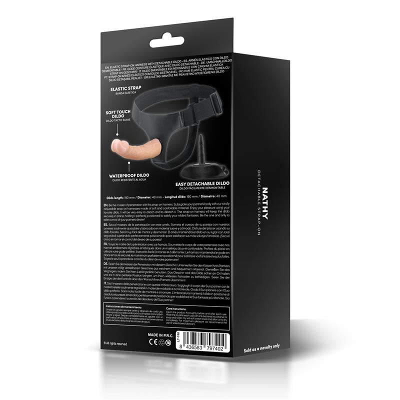 Arnês Nathy com dildo removível