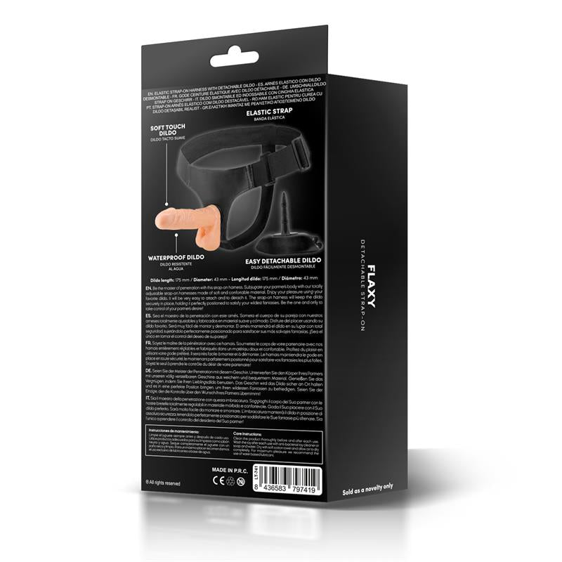 Arnês Flaxy com Dildo Flexível Destacável