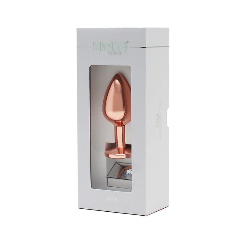 Plug Anal com Joia Pisa Rose Gold