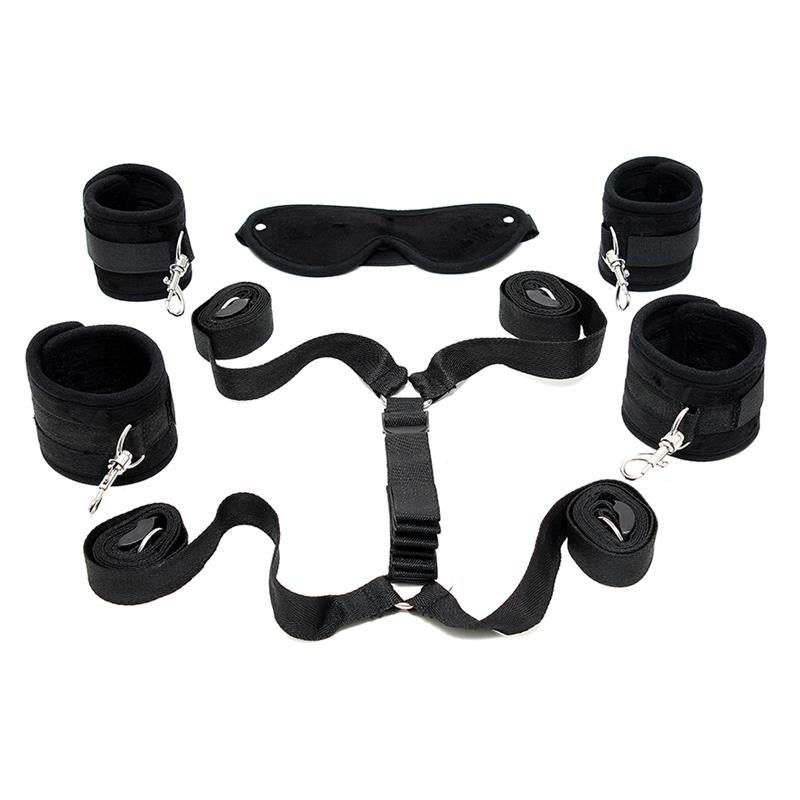Correias de Supressão de Cama Pretas