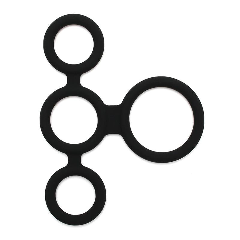 Anel Quádruplo de Silicone