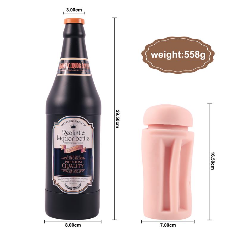 Masturbador Masculino Vagina Sonya Garrafa de Cerveja