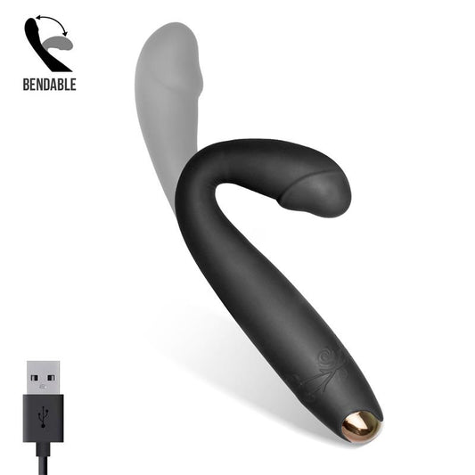 Vibrador de silicone flexível e dobrável Staby